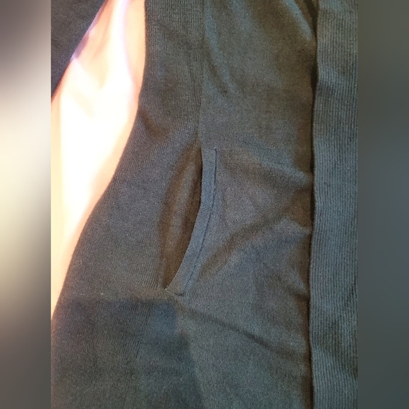 WHBM Hunter Green open mid length cardigan - Picture 6 of 11